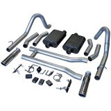Flowmaster American Thunder Exhaust Systems 17281 Exhaust, Thunder, Split Rear, Steel, Aluminized, Polished Stainless Tip, Ford, Kit thumbnail 3