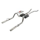 Flowmaster American Thunder Exhaust Systems 17281 Exhaust, Thunder, Split Rear, Steel, Aluminized, Polished Stainless Tip, Ford, Kit thumbnail 4
