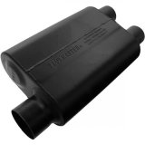 Flowmaster Super 44 Series Steel 3 Inch Muffler 9430462 Muffler, Series, in. Inlet/Dual 2 1/2 in. Outlets, Steel, Black, Each thumbnail 4