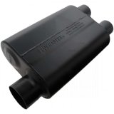 Flowmaster Super 44 Series Steel 3 Inch Muffler 9430462 Muffler, Series, in. Inlet/Dual 2 1/2 in. Outlets, Steel, Black, Each thumbnail 5