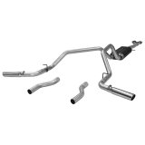 Flowmaster Stainless Steel American Thunder Exhaust Systems 817470 System, Thunder, Cat-back, Stainless, Natural, Split Side Exit, Chevy, GMC, 5.7L, Kit thumbnail 5