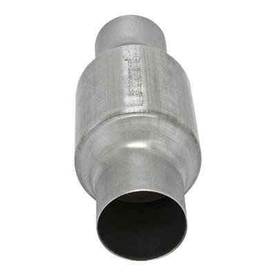 Flowmaster Universal Catalytic Converters 2230125 Converter, Universal, Ceramic, Stainless Steel, 2.5 in. Slip Fit Inlet/Outlet, 10.5 in. Length, 3-Way, Each thumbnail 1