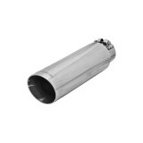 Flowmaster Round, Polished 2.50 Inch Exhaust Tip 15397 Tip, Single, Clamp-on, Stainless, Polished, 2.5 in. Inlet I.D., 13 in. Length, Each thumbnail 5