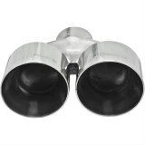 Flowmaster Round, Polished 2.50 Inch Exhaust Tip 15391 Tip, Dual, Weld-on, Stainless, Polished, 2.5 in. Inlet I.D., 10 in. Length, Each thumbnail 1