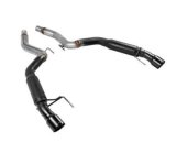 Flowmaster Outlaw Series Exhaust Systems for 2015-2023 MUSTANG - 817823 System, Series, Rear Axle-Back, 409 Stainless Steel, Natural/Black, 3 in. Diameter, Black Ceramic Coated Tip, Ford, Kit thumbnail 2