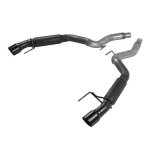 Flowmaster Outlaw Series Exhaust Systems for 2015-2023 MUSTANG - 817823 System, Series, Rear Axle-Back, 409 Stainless Steel, Natural/Black, 3 in. Diameter, Black Ceramic Coated Tip, Ford, Kit thumbnail 3
