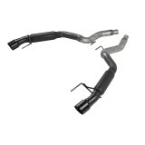 Flowmaster Outlaw Series Exhaust Systems for 2015-2023 MUSTANG - 817823 System, Series, Rear Axle-Back, 409 Stainless Steel, Natural/Black, 3 in. Diameter, Black Ceramic Coated Tip, Ford, Kit thumbnail 6