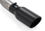 Flowmaster FlowFX Exhaust Systems 717864 System, FlowFX, Cat-back, Single, Stainless Steel, Natural, Side Exit, Black Ceramic Coated Tip, Ford, Kit thumbnail 1