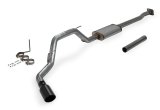 Flowmaster FlowFX Exhaust Systems 717864 System, FlowFX, Cat-back, Single, Stainless Steel, Natural, Side Exit, Black Ceramic Coated Tip, Ford, Kit thumbnail 2