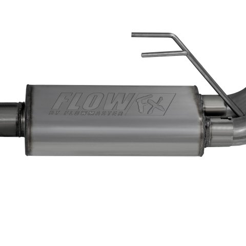 Flowmaster FlowFX Exhaust Systems 718100 System, FlowFX, Cat-back, Stainless Steel, Natural, Split Side Exit, Black Ceramic Coated Tip, Ford, Kit thumbnail 2