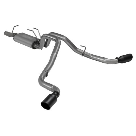 Flowmaster FlowFX Exhaust Systems 718100 System, FlowFX, Cat-back, Stainless Steel, Natural, Split Side Exit, Black Ceramic Coated Tip, Ford, Kit thumbnail 6