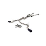 Flowmaster FlowFX Exhaust Systems 718142 System, Cat-back, FlowFX, 2.50 in, 409 Stainless Steel, 4.50 in. Black Ceramic Coated Tips, Split Rear Exit, Toyota, Kit thumbnail 2