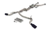 Flowmaster FlowFX Exhaust Systems 718142 System, Cat-back, FlowFX, 2.50 in, 409 Stainless Steel, 4.50 in. Black Ceramic Coated Tips, Split Rear Exit, Toyota, Kit thumbnail 4