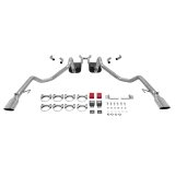 Flowmaster American Thunder Exhaust Systems 17655-FM System, Thunder, 2.50 in. Diameter, Crossmember Back, Super 40, H-Pipe, Steel, Aluminized, Chevy, V8, Kit thumbnail 4