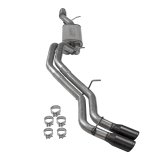 Flowmaster FlowFX Exhaust Systems for 2015-2020 TAHOE, YUKON - 717986 System, Cat-back, FlowFX, 409 Stainless Steel, 3.50 in. Black Ceramic Coated Tips, Dual Exit, Chevy, GMC, Kit thumbnail 1