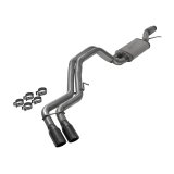 Flowmaster FlowFX Exhaust Systems for 2015-2020 TAHOE, YUKON - 717986 System, Cat-back, FlowFX, 409 Stainless Steel, 3.50 in. Black Ceramic Coated Tips, Dual Exit, Chevy, GMC, Kit thumbnail 3