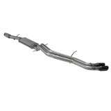 Flowmaster FlowFX Exhaust Systems for 2015-2020 TAHOE, YUKON - 717986 System, Cat-back, FlowFX, 409 Stainless Steel, 3.50 in. Black Ceramic Coated Tips, Dual Exit, Chevy, GMC, Kit thumbnail 4
