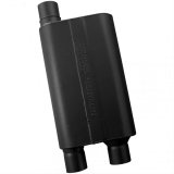 Flowmaster 80 Series Crossflow Steel 2.5 Inch Muffler 42583 Muffler, Series, 2 1/2 in. Inlet/Dual 2 1/2 in. Outlet, Steel, Black, Each thumbnail 2