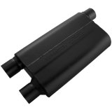 Flowmaster 80 Series Crossflow Steel 2.5 Inch Muffler 42583 Muffler, Series, 2 1/2 in. Inlet/Dual 2 1/2 in. Outlet, Steel, Black, Each thumbnail 4