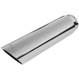 Flowmaster Round, Polished 2.50 Inch Exhaust Tip 15362 Tip, Stainless, Polished, Slant, Non-Rolled Edge, 2.5 in. Inlet, 3 in. Outlet, 13 in. Long, Each thumbnail 4