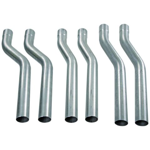 Flowmaster S-Bend Combo Packs 3 Inch Steel Exhaust Pipe 15927 Intermediate Pipes, Steel, Aluminized, in. Outside Diameter, 4/6/8 in. Offsets, Universal, Kit thumbnail 3