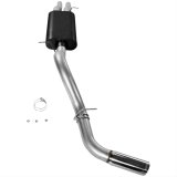 Flowmaster American Thunder Exhaust Systems for 2001-2003 SIERRA 1500 HD, SILVERADO HD - 17350 Exhaust, Thunder, Cat-Back, Steel, Aluminized, Polished Tip, Chevy, GMC, Pickup 1500HD, 6.0L, Kit thumbnail 1