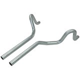 Flowmaster Tailpipe Kits 15802 Exhaust, Tailpipes, Steel, Aluminized, 2.5 in. Diameter, Buick, Chevy, Oldsmobile, Pontiac, Pair thumbnail 5