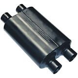 Flowmaster Super 40 Series Delta Flow Steel 2.5 Inch Muffler 9525454 Muffler, Series, Dual 2 1/2 in. Inlets/Dual 2 1/2 in. Outlets, Steel, Black, Each thumbnail 4