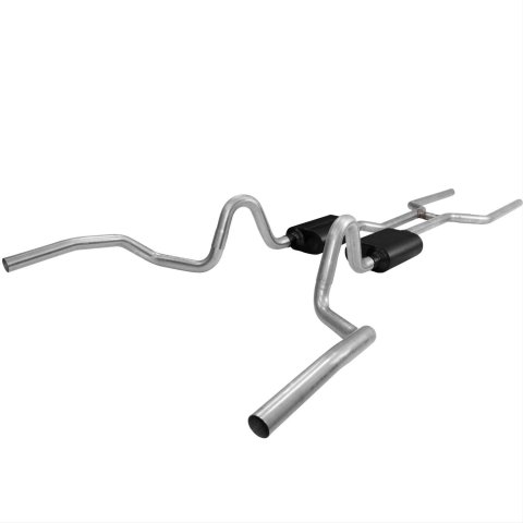 Flowmaster Stainless Steel American Thunder Exhaust Systems 817409 System, Thunder, Header Back, Steel, GM A Body, Kit thumbnail 1