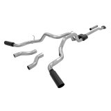 Flowmaster Outlaw Series Exhaust Systems 817691 System, Series, Cat-back, Single In/Dual Out, Stainless Steel, Natural, Ford, 4.6L, 5.0L, Kit thumbnail 1