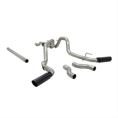 Flowmaster Outlaw Series Exhaust Systems 817705 System, Series, Cat-back, Single In/Dual Out, Stainless Steel, Natural, Dodge, 5.7L, Kit thumbnail 4