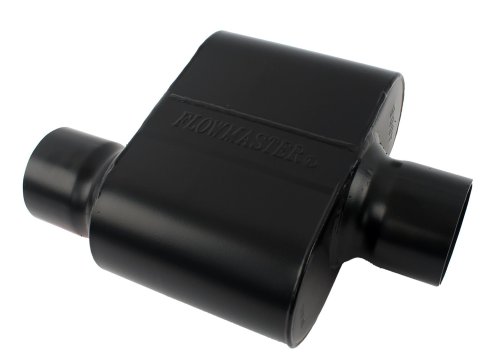 Flowmaster Super 10 Series 409 Stainless Steel 3 Inch Muffler 843016 Muffler, Series, 3.0 in. Inlet/3.0 in. Outlet, Steel, Black, Each thumbnail 1