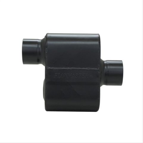 Flowmaster Super 10 Series 409 Stainless Steel 3 Inch Muffler 843016 Muffler, Series, 3.0 in. Inlet/3.0 in. Outlet, Steel, Black, Each thumbnail 4