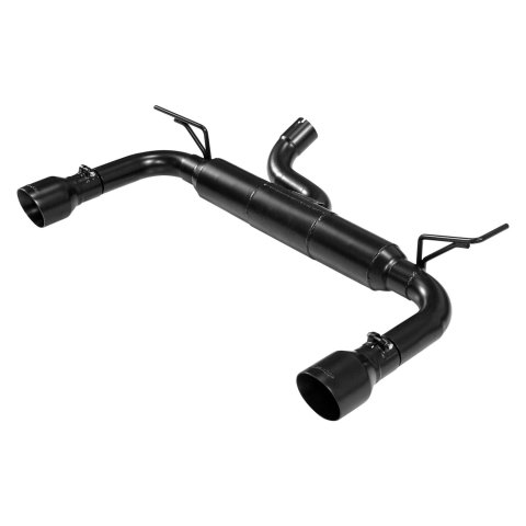 Flowmaster Outlaw Series Exhaust Systems 817755 Systems, Series, Rear Axle-back, Single, Stainless Steel, Natural, Rear Exit, Black Tips, Jeep, 3.8L, Kit