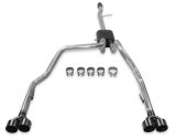 Flowmaster American Thunder Exhaust Systems 817895 System, Thunder, Cat-back, Single In/Dual Out, Stainless, Natural, Chevy, GMC, 5.3L, Kit thumbnail 8