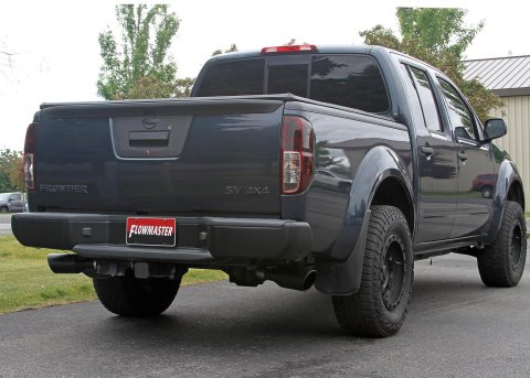 Flowmaster FlowFX Exhaust Systems 718103 System, Cat-back, FlowFX, 409 Stainless Steel, 4.50 in. Black Ceramic Tips, Dual Exit, Nissan, 4.0L, Kit