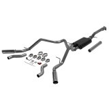 Flowmaster American Thunder Exhaust Systems 818113 System, Series, Cat-Back, Split Side/Split Side Exit, Stainless Steel, Natural, Polished Tips, Chevy, GMC, Kit thumbnail 3