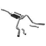 Flowmaster American Thunder Exhaust Systems 818113 System, Series, Cat-Back, Split Side/Split Side Exit, Stainless Steel, Natural, Polished Tips, Chevy, GMC, Kit thumbnail 5