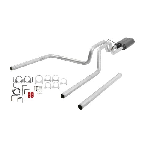 Flowmaster American Thunder Exhaust Systems 17171 System, Thunder, Cat-Back, Steel, Aluminized, Dodge, Pickup, 5.2, 5.9L