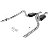Flowmaster American Thunder Exhaust Systems 17212 Exhaust, Thunder, Cat-Back, Steel, Aluminized, Original Style Tips, Ford, 4.6, 5.0L, Kit thumbnail 1