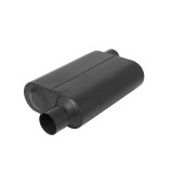 Flowmaster Stainless Steel 40 Series 409 2.5 Inch Muffler 8042543 Muffler, Series, 2 1/2 in. Inlet/2 1/2 in. Outlet, Steel, Black, Each thumbnail 1