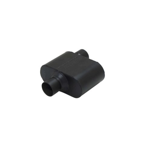 Flowmaster Super 10 Series 409 Stainless Steel 2.5 Inch Muffler 842512 Muffler, Series, Oval, in. Center Inlet, in. Offset Outlet, Stainless, Black, Ford, Each thumbnail 5