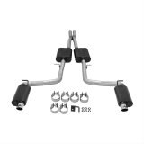 Flowmaster American Thunder Exhaust Systems for 2015-2023 300, CHARGER - 817741 System, Thunder, Cat-Back, Split Rear, Stainless Steel, Natural, Chrysler, Dodge, 3.6L, Kit thumbnail 1