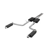 Flowmaster American Thunder Exhaust Systems for 2015-2023 300, CHARGER - 817741 System, Thunder, Cat-Back, Split Rear, Stainless Steel, Natural, Chrysler, Dodge, 3.6L, Kit thumbnail 5