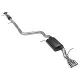 Flowmaster American Thunder Exhaust Systems 817784 System, Thunder, Cat-back, Stainless Steel, Natural, Polished Tip, Ford, 1.6L, Kit thumbnail 3