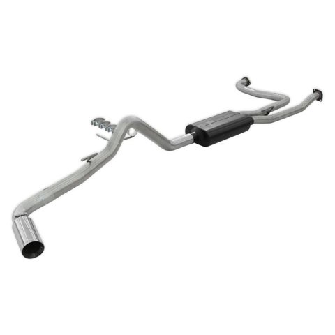 Flowmaster Stainless Steel American Thunder Exhaust Systems 818150 System, Thunder, Cat-back, Stainless, Natural, Passenger Side Exit, Nissan, Kit thumbnail 1