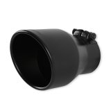 Flowmaster Round, Black 3 Inch Exhaust Tip 15407B Tip, Clamp-On, 304 Stainless Steel, Ceramic Coated, 3.00 in. Inlet, 4.50 in. Outlet, 7.00 in. Length, Universal, Each thumbnail 5