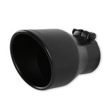 Flowmaster Round, Black 3 Inch Exhaust Tip 15407B Tip, Clamp-On, 304 Stainless Steel, Ceramic Coated, 3.00 in. Inlet, 4.50 in. Outlet, 7.00 in. Length, Universal, Each thumbnail 7