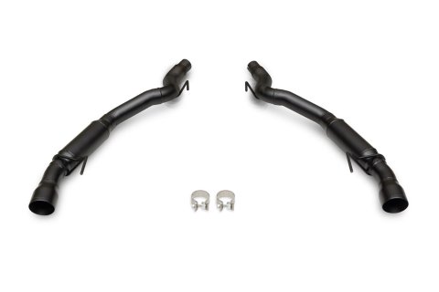 Flowmaster Outlaw Series Exhaust Systems 818160 System, Series, Rear Axle-Back, 304 Stainless Steel, Black, 3 in. Diameter, 4 in. Black Dual Tips, Ford, Kit thumbnail 5