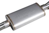Flowmaster Signature Series Exhaust Systems 738115 System, Cat-back, Series, 304 Stainless Steel, Brushed, 4.50 in. Black Chrome Tip, Passenger Side Exit, Ford, Kit thumbnail 3